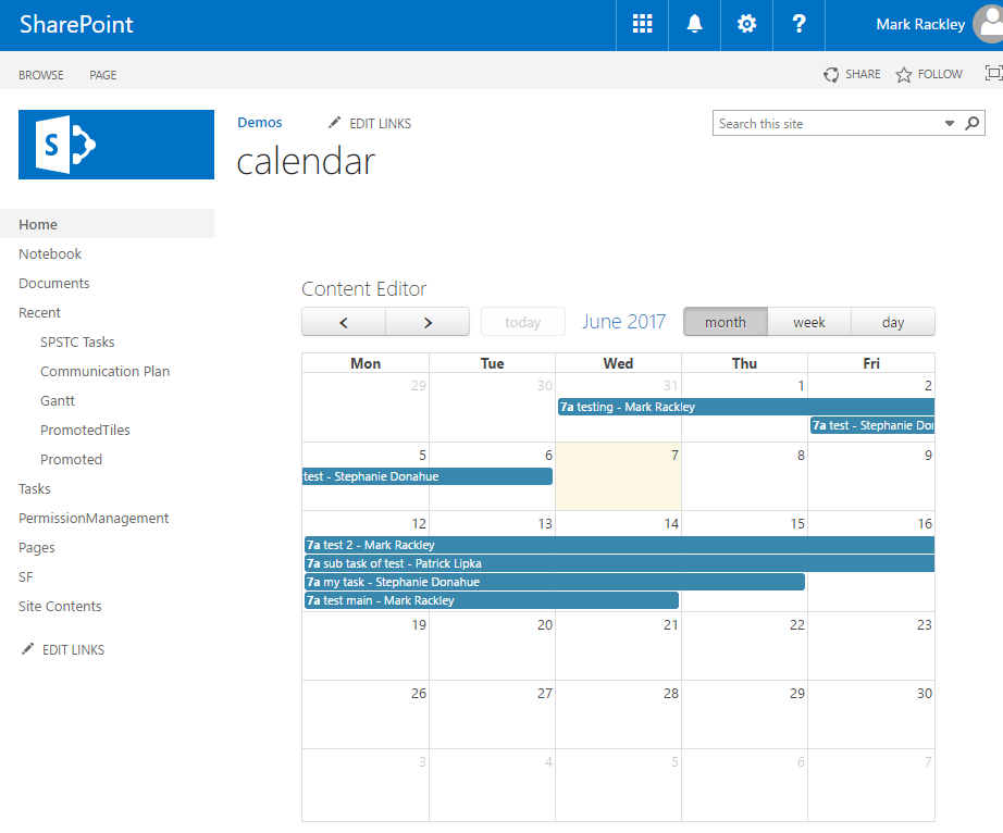 Using FullCalendar io To Create Custom Calendars In SharePoint 